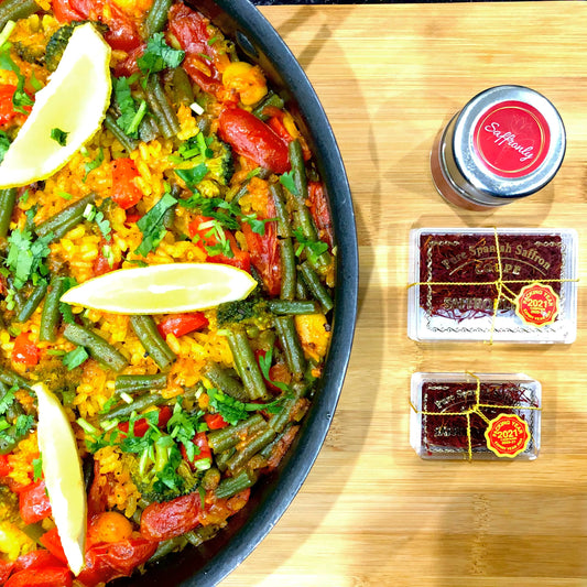 SAFFRONLY VEGAN PAELLA